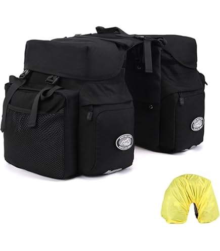 Amazon.com: FANWU 50L Bike Panniers Bicycle Commuting Bag
