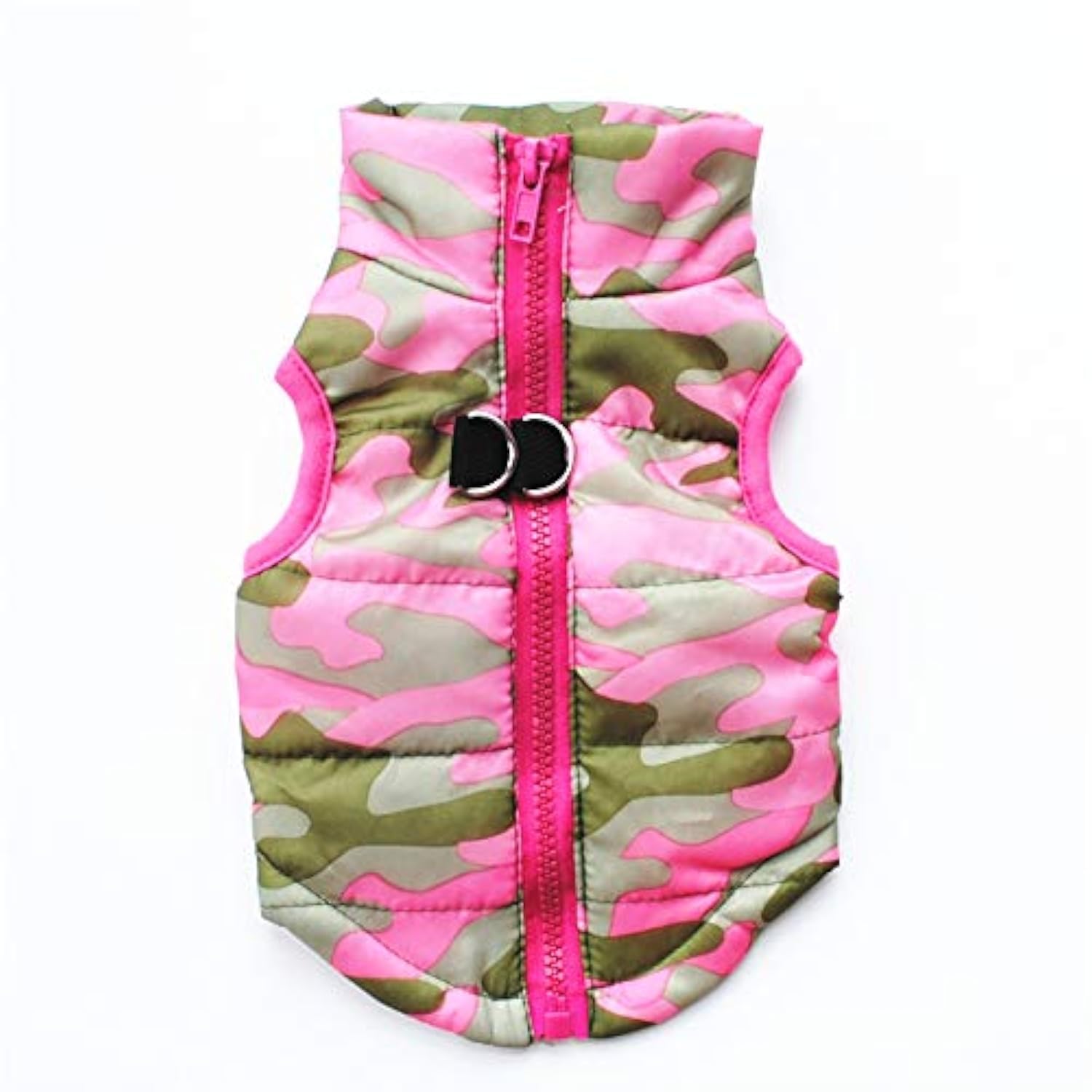 BT Bear® Puppy Winter Coat Vest - Soft Warm Jacket Clothing for Small Dogs & Cats (X-Small, Pink, Back length 19cm)
