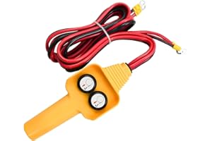 BWBWND Winch Controller, Winch Handheld Remote Control Assembly Replacement, Crane Push Button Switch Hand Control Station for Pulling 1500lbs to 5000lbs 12V Electric Winches