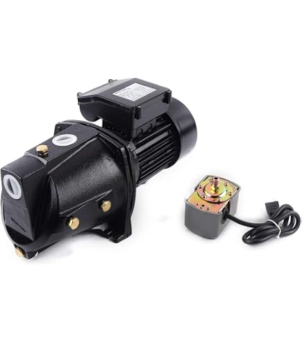 AUT 3/4HP 110V Shallow Well Jet Pump – Stainless, W/ Pressure Switch, 18.5 GPM, 131ft Head