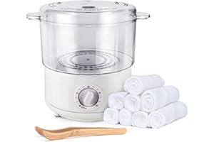 StateRiver Mini Professional Personal Care Towel Heater and Towel Steamer (Give away 8 towels) - White