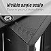 Adjustable Ring Doorbell Angle Mount, Shinmax Angle Adjuster 25-50 Degree Adjustment Adapter Mounting Plate Bracket Wedge Corner Kit Angle Adapter For Ring Video Pro Doorbell First Generation