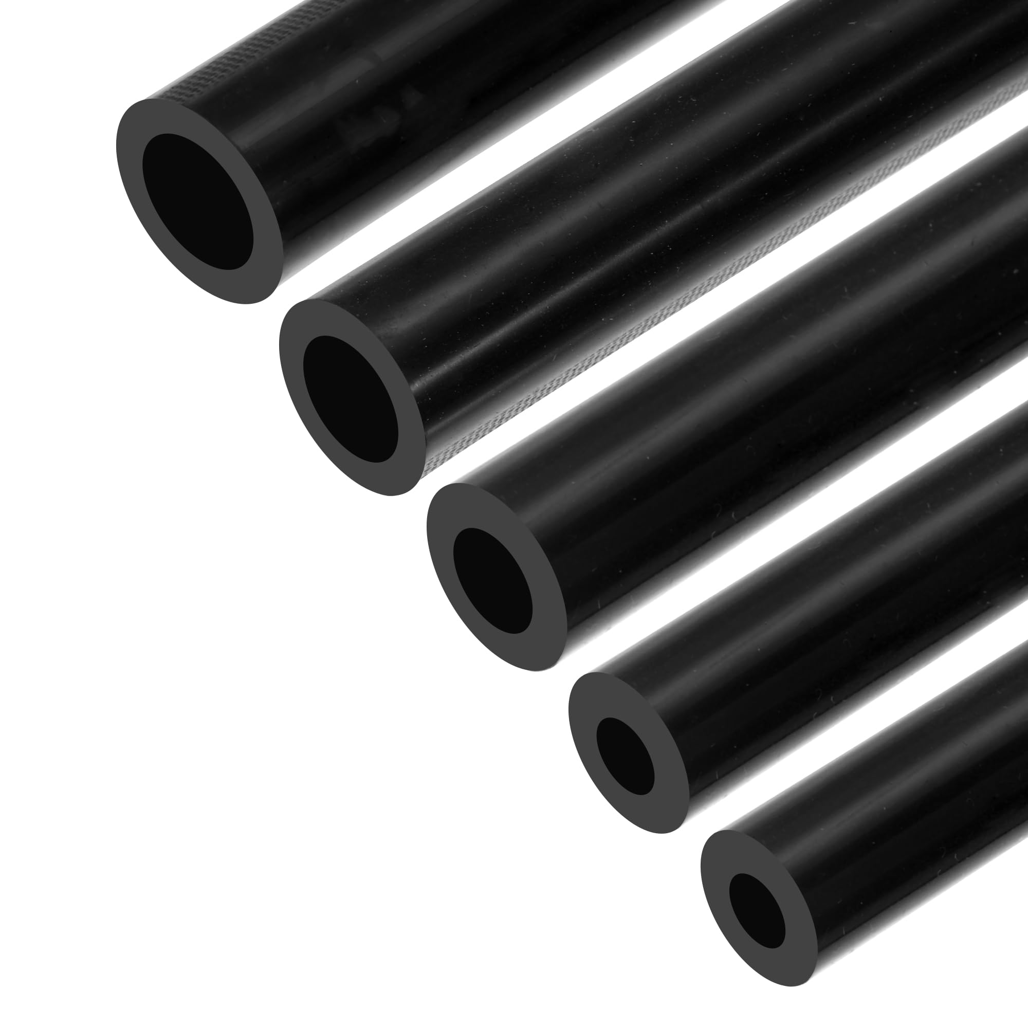 uxcell Vacuum Silicone Tubing Hose 5mm 6mm 8mm 10mm 12mm ID 3mm Wall Thick 1.5m Black High Temperature for Engine