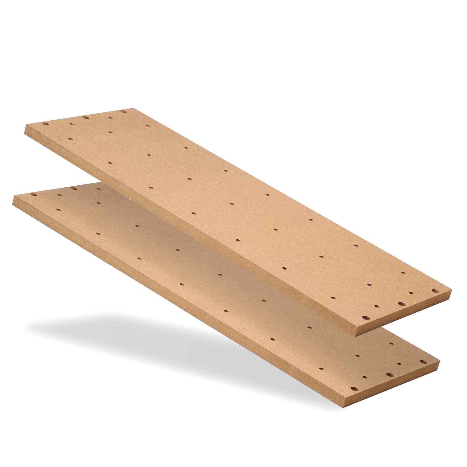 Genmitsu Threaded Inserts MDF Spoilboard for Genmitsu 4040-PRO CNC Machine, Two Pieces, Size for Single Piece 59 x 22 x 1,5 cm