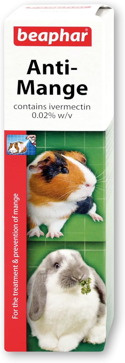 Beaphar Anti-Mange Spray for Rabbits Guinea Pigs Rats 75ml Vet-Strength