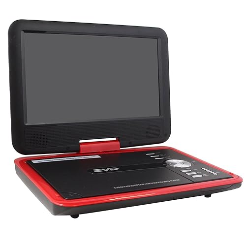 Buyee Handheld Portable DVD Player 9.5 Inch 270 Degree