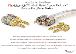 Nakamichi FanLock Excel Series 24k Gold Plated