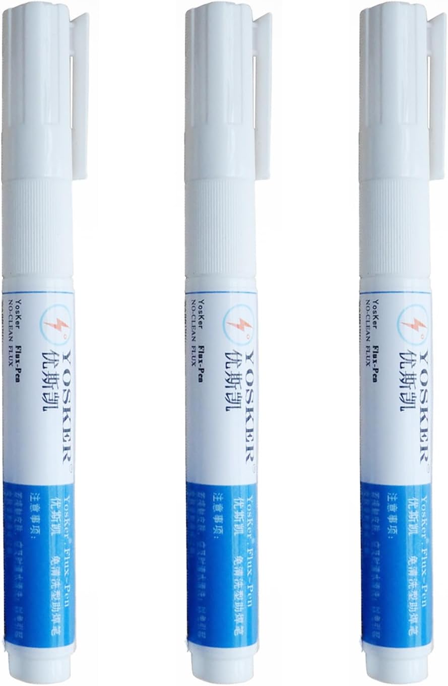 iHMeiju 3pcs No Clean Rosin Solder Pen Soldering Flux Pen For PCB Electronics