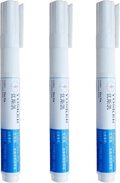 iHMeiju 3pcs No Clean Rosin Solder Pen Soldering Flux Pen For PCB Electronics
