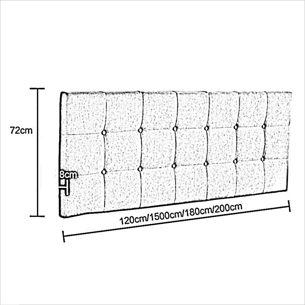 12 Farben Farbe : Blau, größe : No headboard-120cm CUNFU HOME Solid