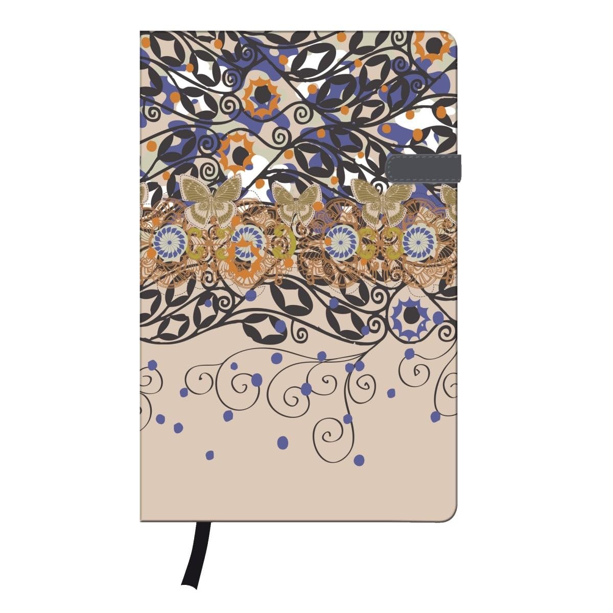 Herlitz A5 My Book Lady Romantic Design Hardcover Notebook with Magnetic Closure and Pen Loop