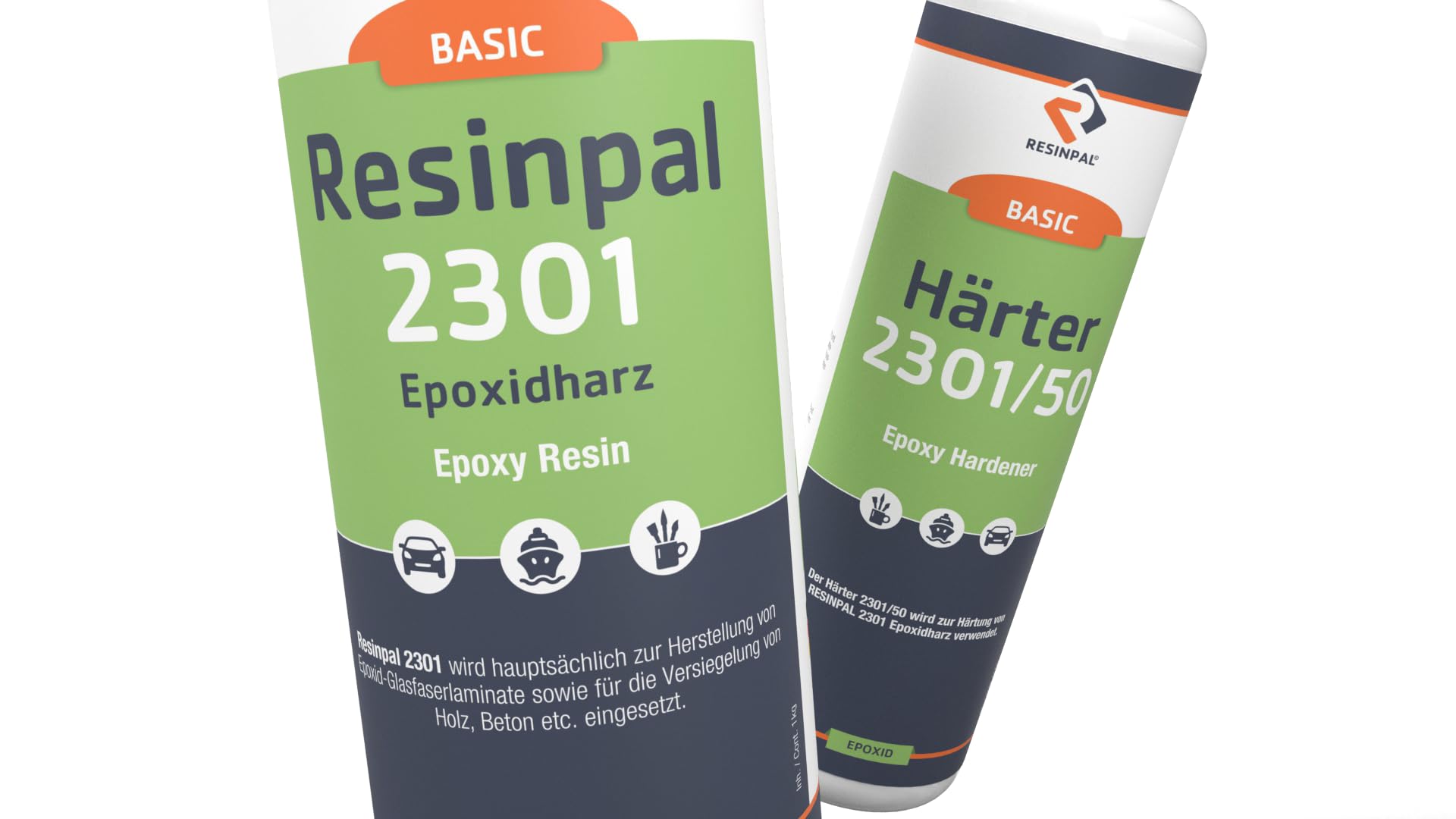 Epoxidharz Resinpal 2301 mit Härter + Mischbecher + Rührstab | 1,5 kg Epoxy Set | Transparent & Glasklar | Zum Laminieren & Gießen | Komplett für Anfänger & Profis | Kunstharz Made in Germany 5