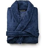 LUXOME Resort Bathrobe | Mid-length | Unisex | Soft & Absorbent | Viscose from Bamboo Blend | S, M, L, XL Sizes