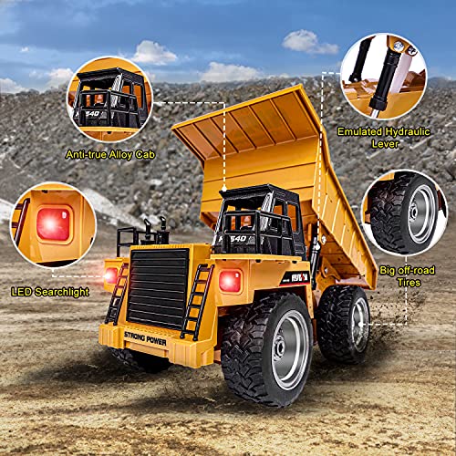 GRALIFCARE Remote Control Construction Dump Truck Construction Vehicle
