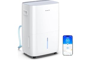 GoveeLife Dehumidifier for Basements 4,500 Sq.Ft, 50 to 137 Pint Smart Auto Humidity Control, Drain Hose, Household Dehumidif