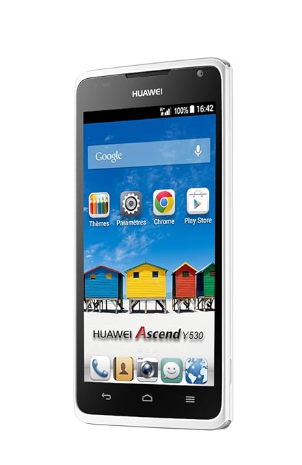 Huawei Ascend Y530 Smartphone (4,5 Zoll (11,4 cm) Touch-Display, 4 GB Speicher, Android 4.3) weiß