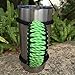 MOCE Handmade Paracord Handle for 20 oz. Tumbler, Green/Black