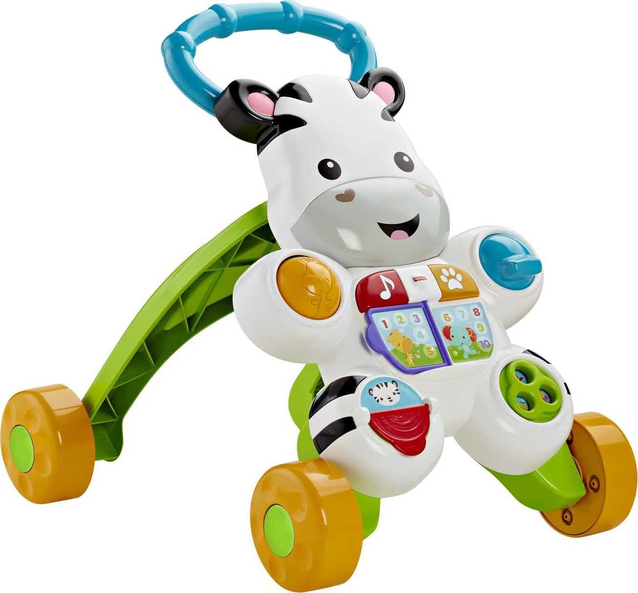 Fisher-Price 03708002549 DKH80 Learn with Me Zebra Walker
