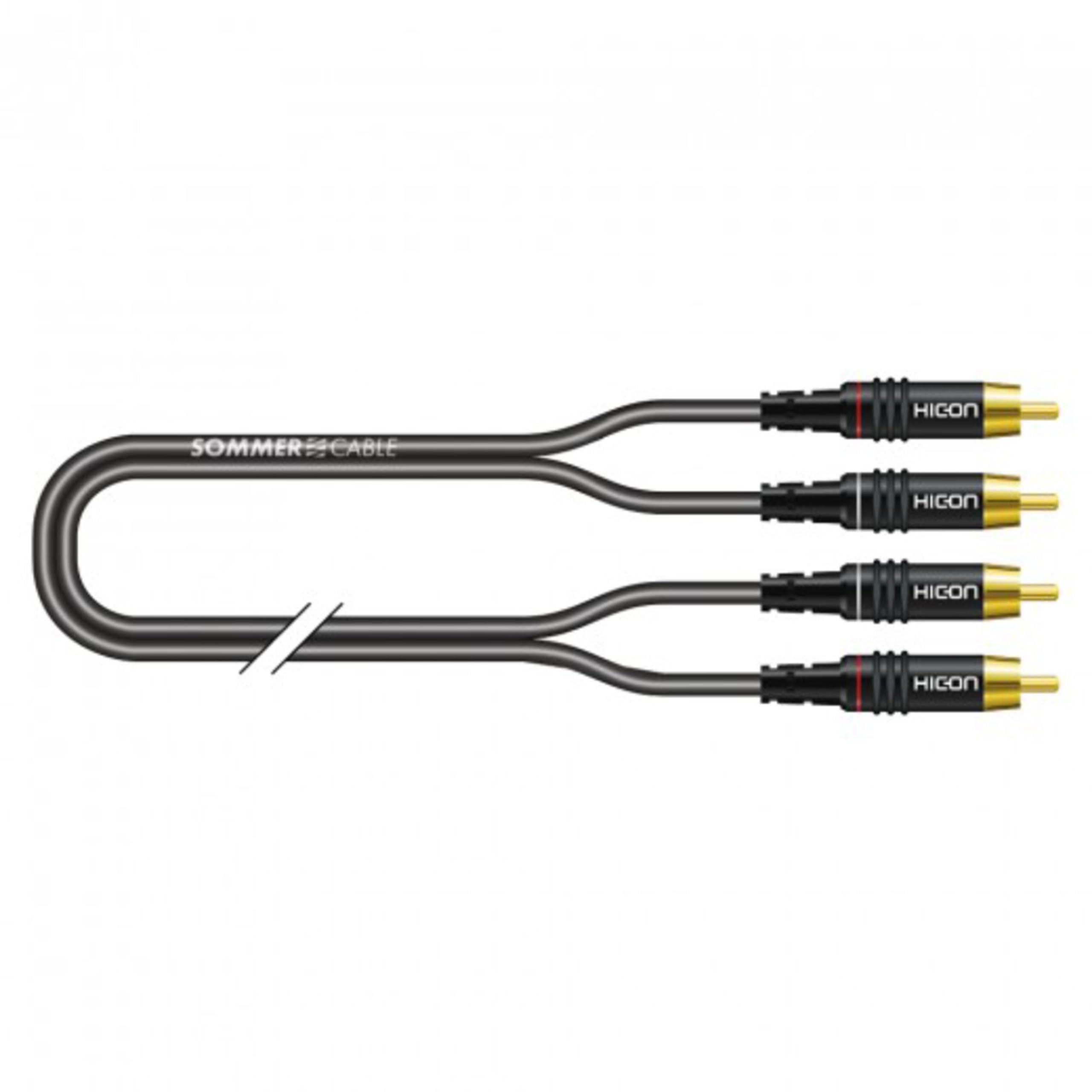 Sommer RCA Cable 2x2 1m BK Icon — image 1