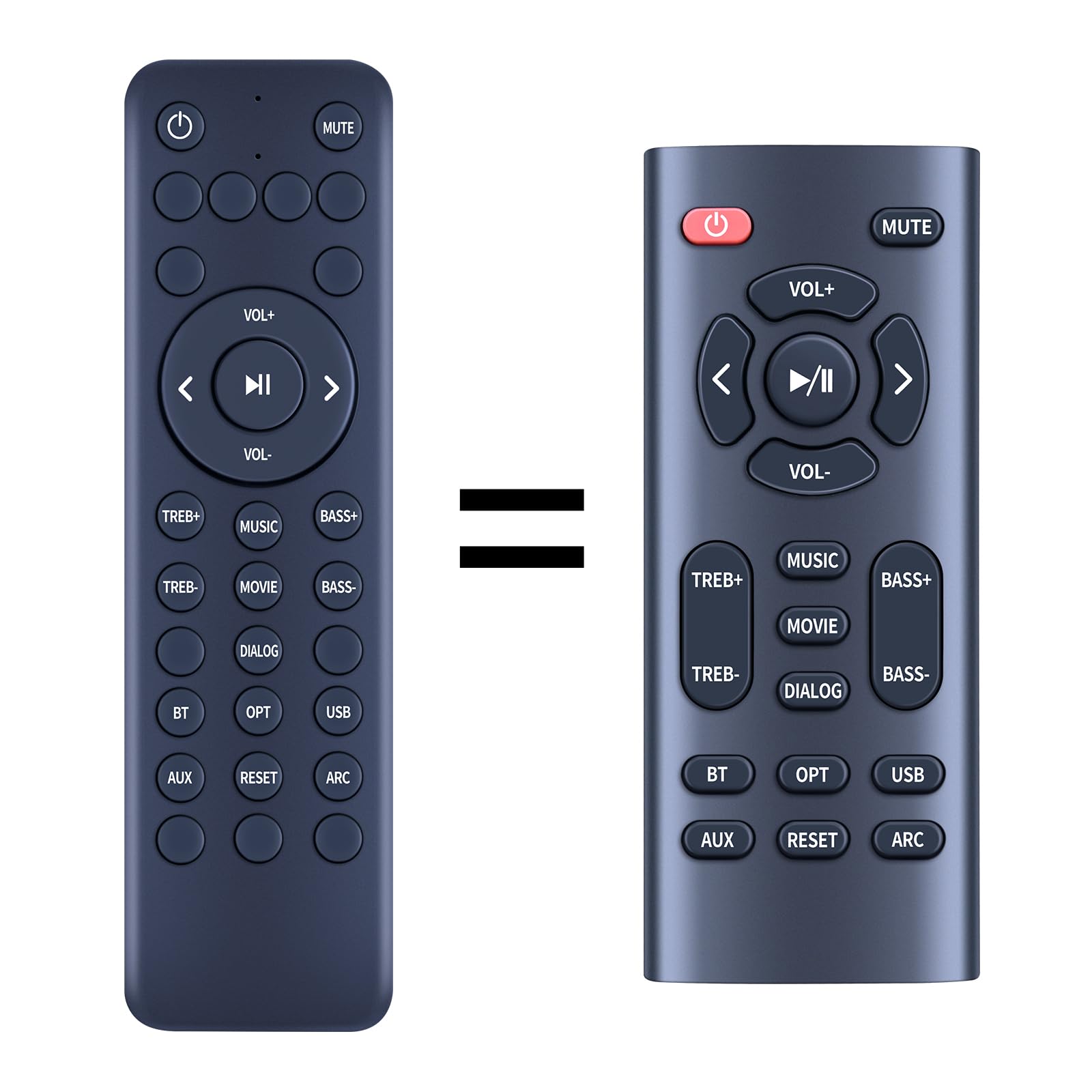 Photo 1 of New SoundBar Remote Control Replacement fit for BESTISAN SE05 SE05P, Littoak Subwoofer SE04D, for iFanze Qunler Sound Bar Controller