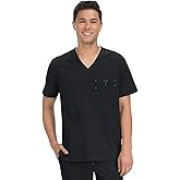 KOI Basics Bryan Men's 1-Pocket Tuck-in Scrub Top