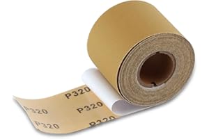 SPEEDWOX 320 Grit Sandpaper Roll Self Adhesive PSA Stickyback Sand Paper 2-3/4" Wide 10 Yard Long Sandpaper Sheets for Automo