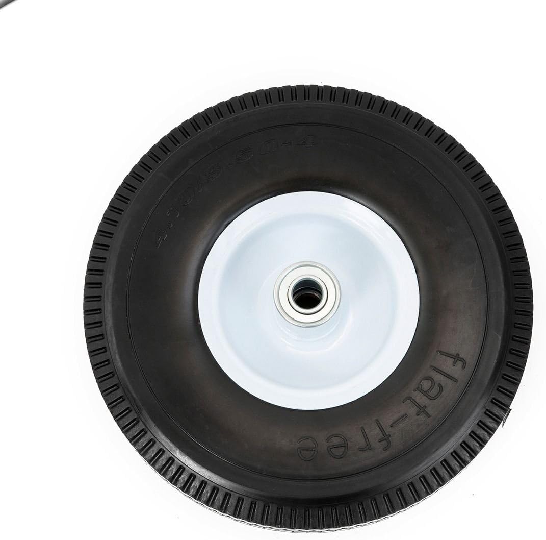 Flat Free Wheel Care Free offset Hub 10" Hand Truck Tire Dolly 5/8" Id Bearing