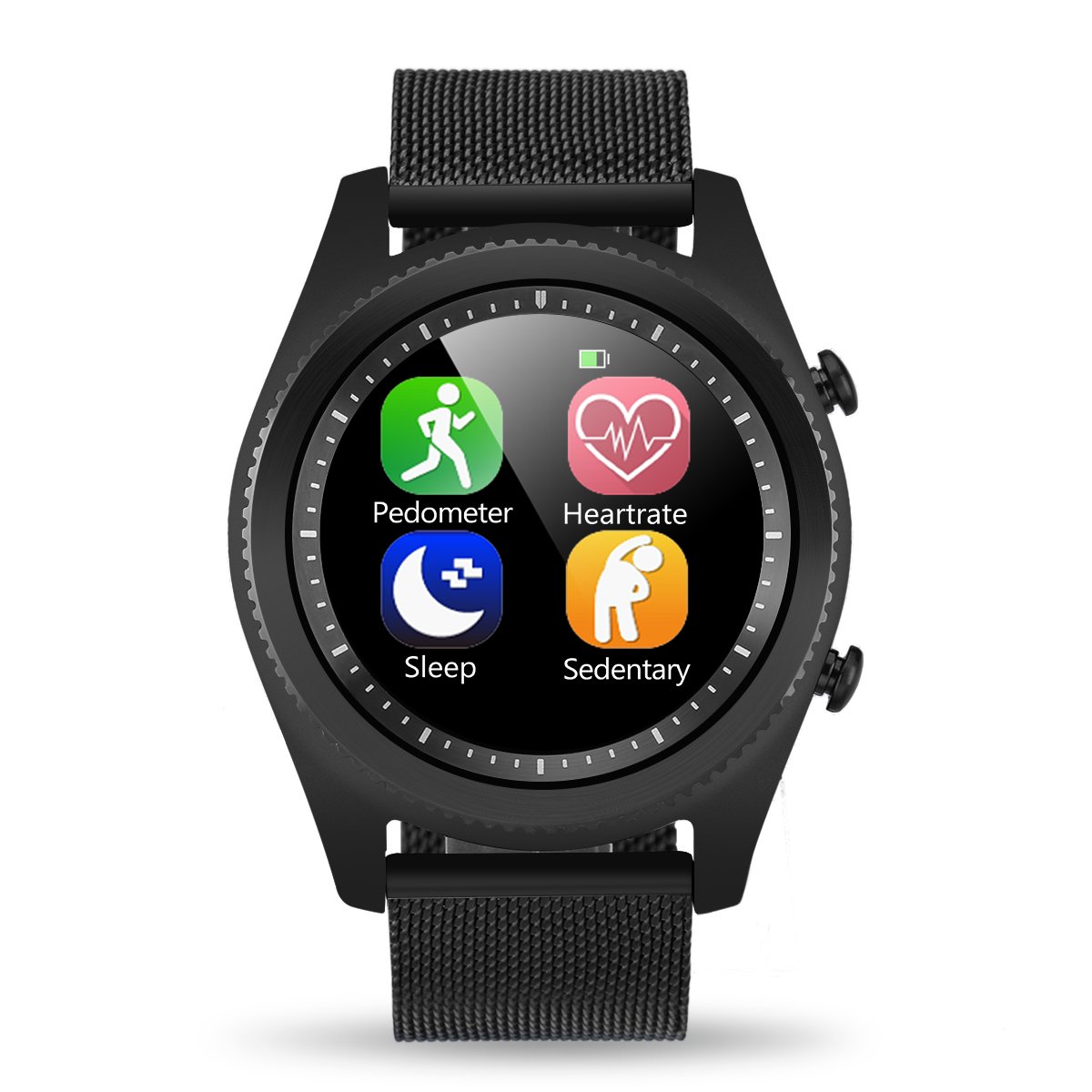 DT NO I S Bluetooth  NFC Smartwatch Monitor de Frecuencia Cardiaca