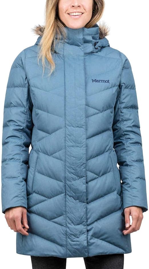 Marmot Ladies Long Down Jacket Amazon.co.uk Clothing