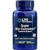 Life Extension Super Bio-Curcumin Turmeric Extract 400mg, 90 Veg Caps - Vegetarian Capsules - Non-GMO - Highly Absorbable