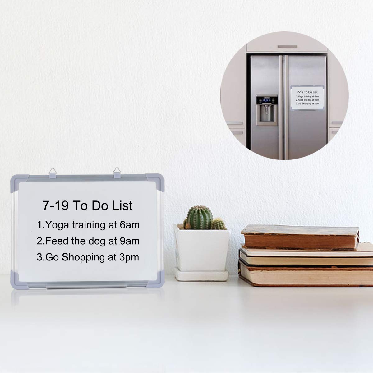 Small Dry Erase White Board, Yushoo 16\