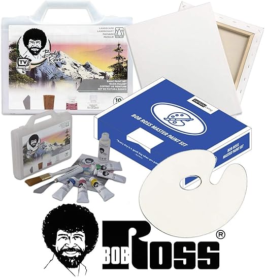 Bob Ross Painting Supplies 12 Piece Basic Master Paint Set The Joy of