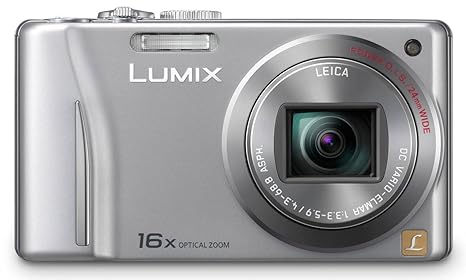 Panasonic Lumix DMC-TZ18EG-S Digitalkamera (14 Megapixel, 16-fach opt. Zoom, 7,5 cm (3 Zoll) Display, bildstabilisiert) silbe