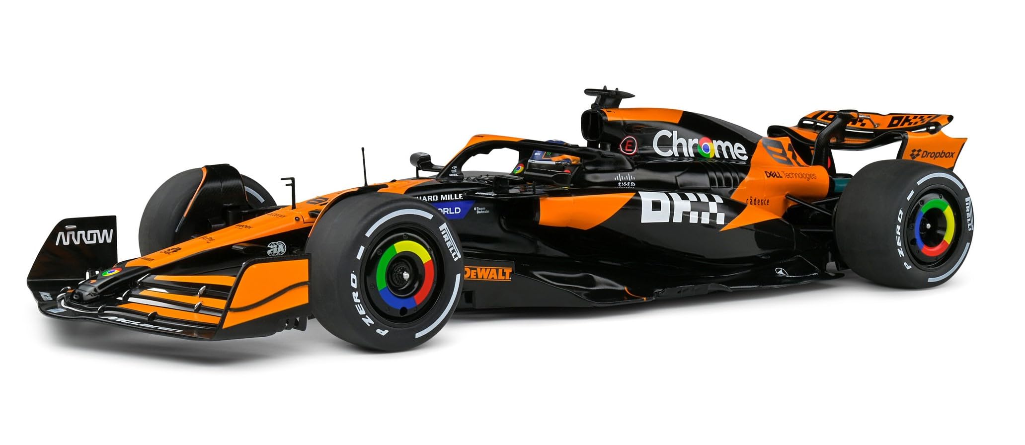 Photo 1 of - Model Car Compatible with MCLAREN F1 Team MCL38 Orange O.PIASTRI Australia 2024-1:18 Solido - 1814202