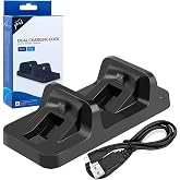 Dual Controller Charger Charging Station Dock for PS4 PlayStation 4 DualShock Controllers (PS4/PS4 Pro/PS4 Slim)