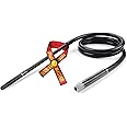 BudPro Silicone Hookah Hose with Aluminum handle - BLACK 72inch - with Spring to prevent hookah hose flexion