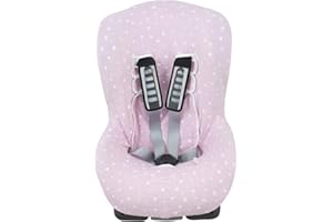 JYOKO Kids Cover Liner Universal for Car seat Compatible with Britax, Chicco, Mico (Without Head Support) (Pink Sparkles)