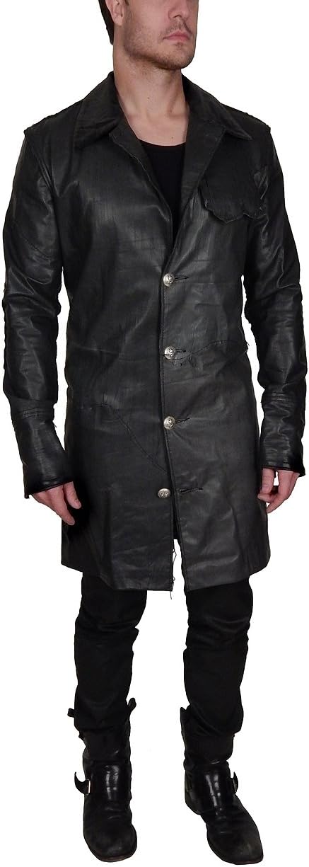 Junker DesignsMen's Cameron Limited Edition Leather 3/4 Trench Jacket