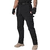 NATUVENIX Tactical Pants for Men Stretch, Ripstop Mens Work Pants Lightweight Hiking Cargo Pants Men Water Resistant