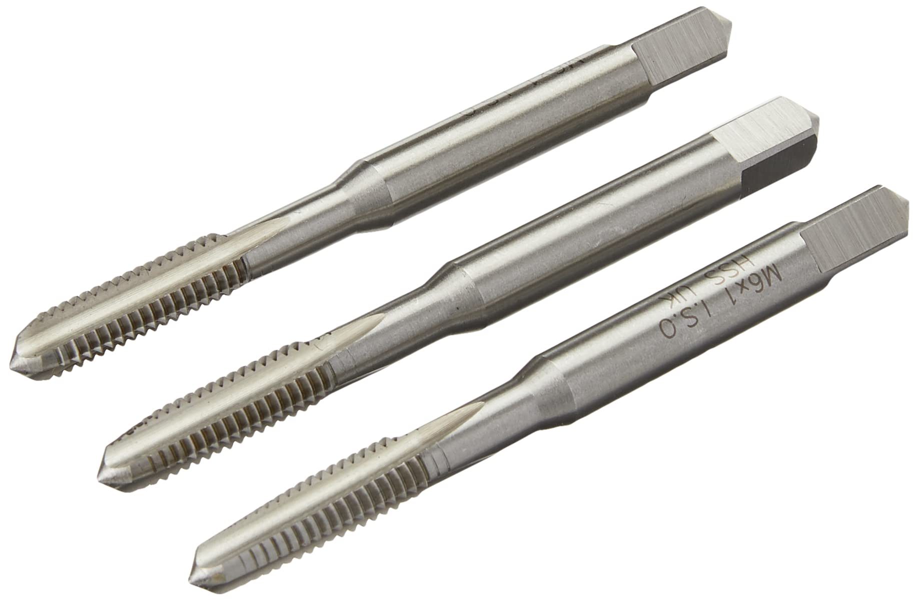 Presto 600006.041.0 M6x1 Metric Coarse Hand Tap Set (Pack of 3)