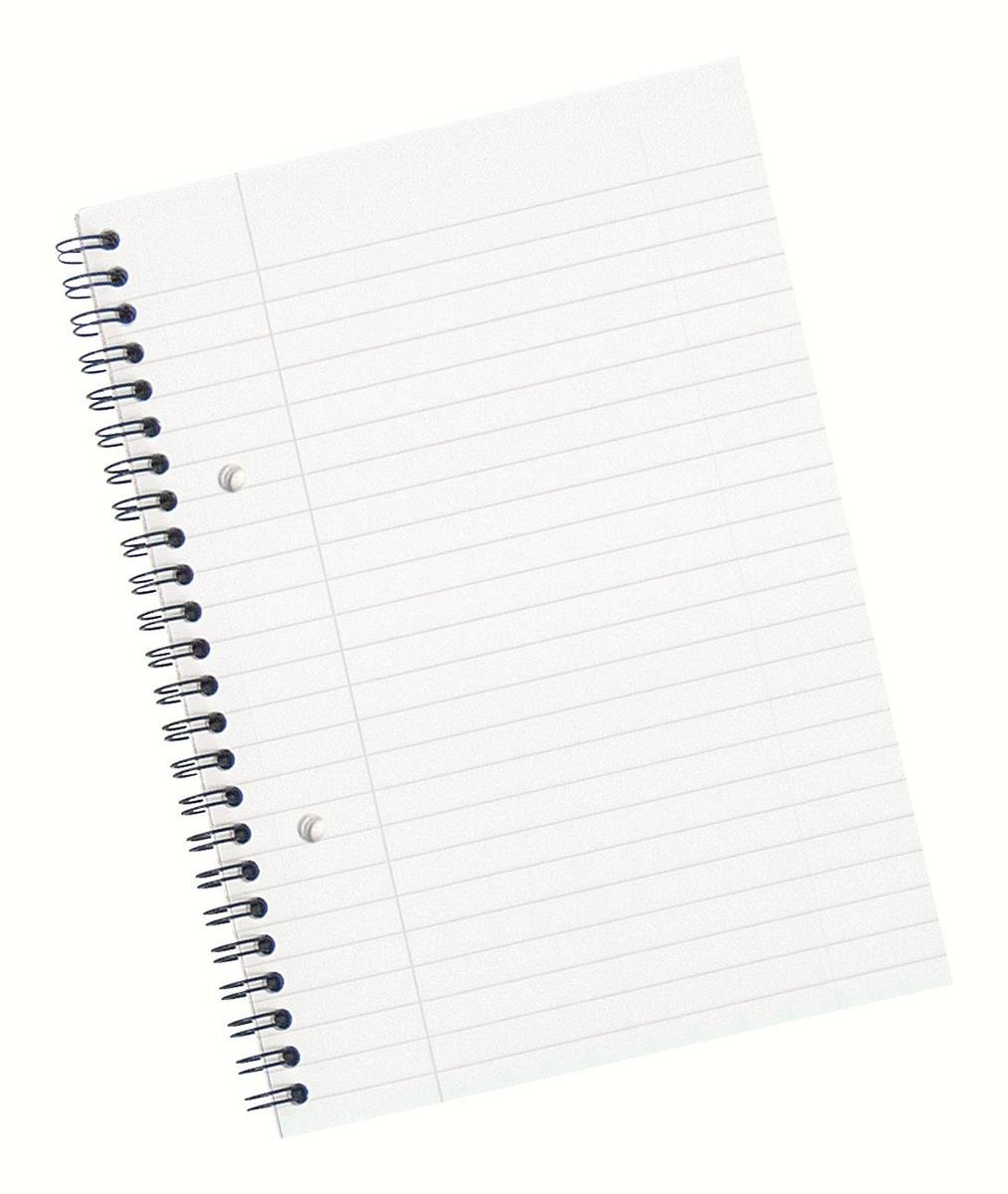 5 Star office 942598 A5 Side Bound Ruled with Margin Wirebound Notebook - White (Pack of 10)