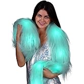 Aqua Glam Light Up LED Faux Fur Boa
