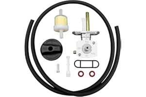 WMJNH Fuel Petcock Valve With Lever Screw Compatible With Arctic Cat 400 250 300 375 454 500 1998-2006, Gas Tank Fuel Petcock Shut Off Valve Switch Replace 0470-445 0470-344 0470-363 0470-401