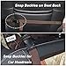 ICODE Dog Bucket Seat Cover, 2 in 1 Car Front Seat Cover with Nonslip Backing and Waterproof Fabric for All Cars, Trucks & SUVs -Khaki
