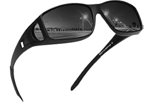 MEETSUN Fit Over Glasses Sunglasses for Men Women,Wrap Around Sunglasses Polarized 100% UV400 Protection