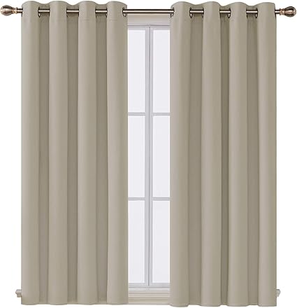 Deconovo Solid Thermal Insulated Blackout Curtain For Kids Bedroom