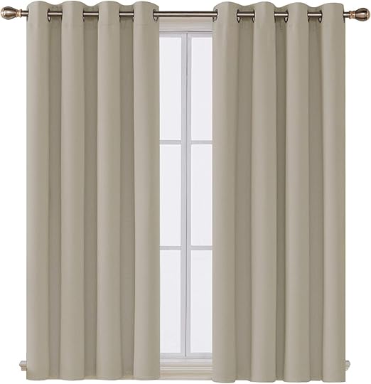 Amazon Com Deconovo Thermal Insulated Grommet Blackout Curtains