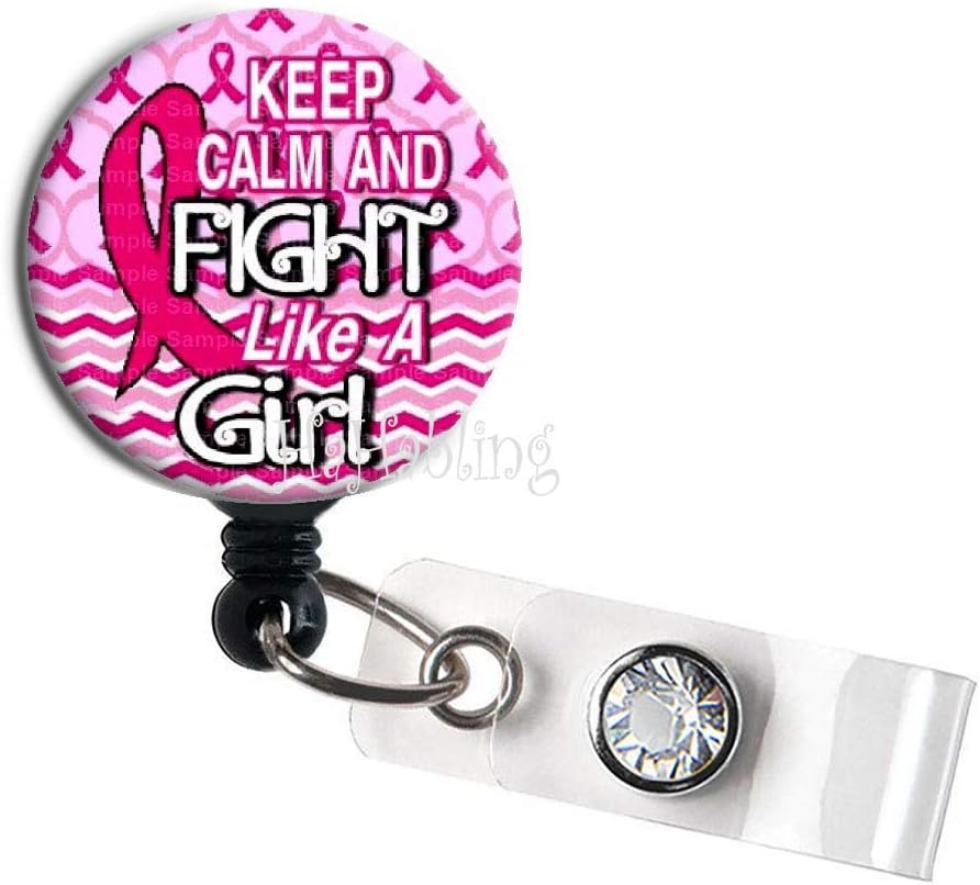 Amazon Com Lovekitty Breast Cancer Awareness Retractable Swivel Clip Id Badge Reel Name Badges Id Badge Holder For Doctor Nursing Badge Xray Tech Medical Co Worker Teacher Nurse Great Gift Idea 12 Office