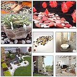 Hisredsun Decorative River Pebbles 3.96 lb for Aquarium Garden Landscaping view 6
