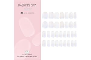 Dashing Diva Glaze Effects Nail Strip Set - Iridesci - Long Lasting, Chip Resistant, Semi-Cured Gel Nail Strips - 4-Piece Manicure Set with 32 Strips